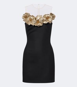 David Koma David Koma Embellished floral-appliqué minidress