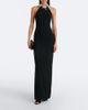 David Koma David Koma Embellished halterneck cady gown - 2