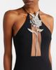 David Koma David Koma Embellished halterneck gown - 4