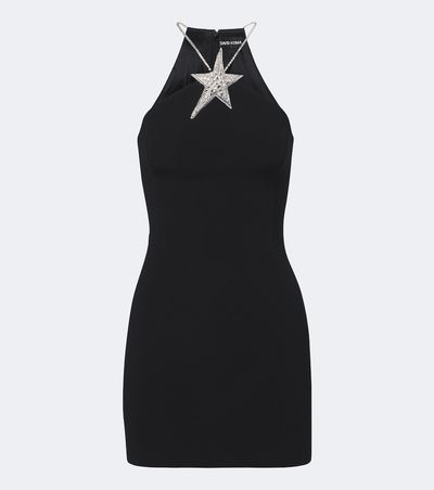 David Koma David Koma Embellished halterneck minidress