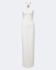 David Koma David Koma Embellished halterneck satin-trimmed gown - 1