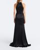 David Koma David Koma Embellished halterneck satin gown - 6