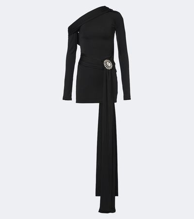 David Koma David Koma Embellished one-shoulder minidress