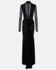 David Koma David Koma Floral-appliqué mesh gown - 1