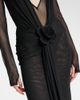 David Koma David Koma Floral-appliqué mesh gown - 5