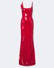 David Koma David Koma Floral-appliqué sequined gown - 1