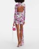 David Koma David Koma Floral ruched minidress - 3
