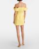 David Koma David Koma Off-shoulder wool crÃªpe minidress - 3