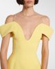 David Koma David Koma Off-shoulder wool crÃªpe minidress - 4