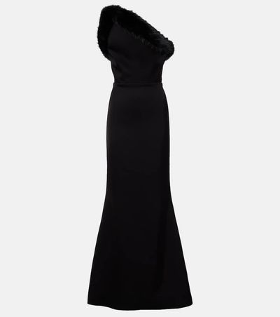 David Koma David Koma One-shoulder bustier gown