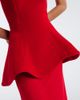 David Koma David Koma Peplum strapless gown - 5