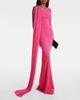 David Koma David Koma Scarf-detail jersey gown - 2