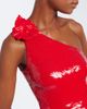 David Koma David Koma Sequined one-shoulder gown - 3