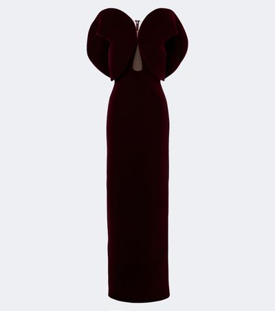David Koma David Koma Velvet gown