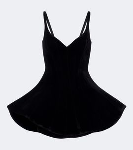 David Koma David Koma Velvet minidress