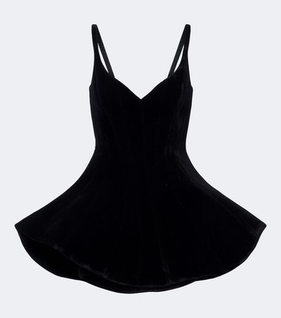 David Koma David Koma Velvet minidress