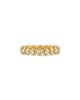 David Yurman Bezel Set Band Ring in 18K Yellow Gold with Diamonds, 3.7mm - 1