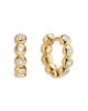 David Yurman Bezel Set Hoop Earrings in 18K Yellow Gold with Diamonds, 13.4mm - 1