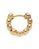 David Yurman Bezel Set Hoop Earrings in 18K Yellow Gold with Diamonds, 13.4mm - 2