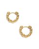 David Yurman Bezel Set Hoop Earrings in 18K Yellow Gold with Diamonds, 13.4mm - 3