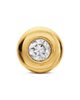 David Yurman Bezel Set Stud Earrings in 18K Yellow Gold with Diamonds, 6.4mm - 3