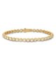 David Yurman Bezel Set Tennis Bracelet in 18K Yellow Gold with Diamonds, 4.7mm - 1