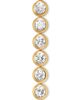 David Yurman Bezel Set Tennis Bracelet in 18K Yellow Gold with Diamonds, 4.7mm - 4