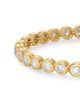 David Yurman Bezel Set Tennis Bracelet in 18K Yellow Gold with Diamonds, 4.7mm - 5