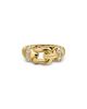 David Yurman Buckle Ring in 18K Yellow Gold with Rubies and Diamonds 10.4mm - 1