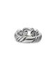 David Yurman Buckle Ring in Sterling Silver with 14K Yellow Gold 10.4mm - 4