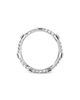 David Yurman David Yurman 18K White Gold Cable Collectibles Diamond Stack Ring - 2