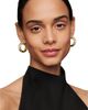 David Yurman David Yurman 18K Yellow Gold Cable Edge Hoop Earrings with Diamonds - 5