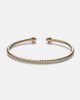 David Yurman David Yurman Cablespira® Flex 18kt gold cuff bracelet with freshwater pearls and diamonds - 4