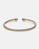 David Yurman David Yurman Cablespira® Flex 18kt gold cuff bracelet with garnets and diamonds - 4