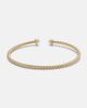 David Yurman David Yurman CablespiraÂ® Flex Micro 18kt gold cuff bracelet with pearls - 4