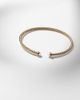 David Yurman David Yurman CablespiraÂ® Flex Micro 18kt gold cuff bracelet with pearls - 5
