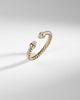 David Yurman David Yurman CablespiraÂ® Micro 18kt gold ring with diamonds - 5