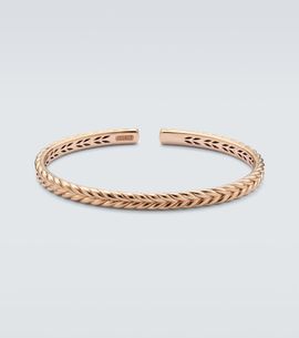 David Yurman David Yurman Chevron 18kt rose gold cuff bracelet