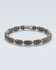 David Yurman David Yurman Chevron sterling silver bracelet with diamonds - 1