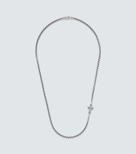 David Yurman David Yurman Cross Station sterling silver necklace