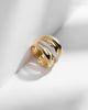 David Yurman David Yurman DY CrossoverÂ® 18kt gold ring with diamonds - 5