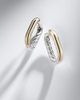 David Yurman David Yurman DY Madison® sterling silver and 14kt gold hoop earrings - 5