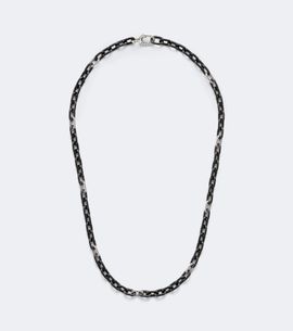 David Yurman David Yurman DY Madison® titanium and sterling silver chain necklace