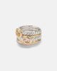 David Yurman David Yurman DY MercerÂ® 18kt gold and sterling silver ring with gemstones - 1