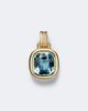 David Yurman David Yurman DY Mercer® 18kt gold pendant with topaz and diamonds - 1