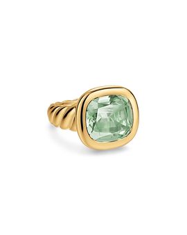 David Yurman David Yurman Dy Mercer Color Stone Ring in 18K Yellow Gold, 13.5mm