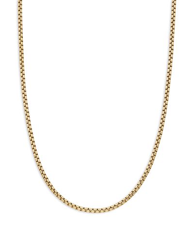 David Yurman David Yurman Men's Box Chain Necklace in 18K Yellow Gold, 26