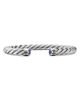 David Yurman David Yurman Men's Cable Classic Cuff Bracelet with Lapis Lazuli, 6mm - 1