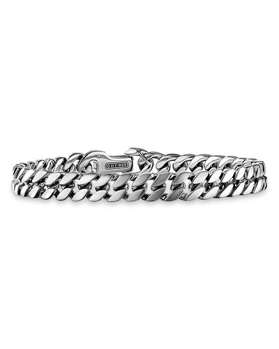 David Yurman David Yurman Men's Curb Chain Bracelet in Sterling Silver, 8mm
