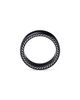 David Yurman David Yurman Men's Streamline Band Ring in Black Titanium, 6mm - 4